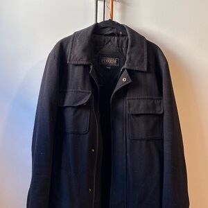 Pendleton Men's Black Pea Coat